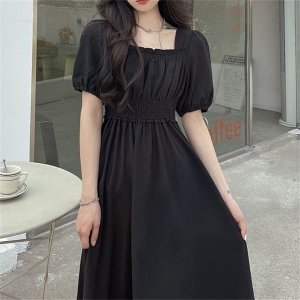 houzhou black vintage midi dress elegant women dresses square collar puff sleeve oversized loose casual sundress female robe 220613, Black;gray
houzhou black vintage midi dress elegant women dresses square collar puff sleeve oversized loose casual sundress female robe 220613, Black;gray