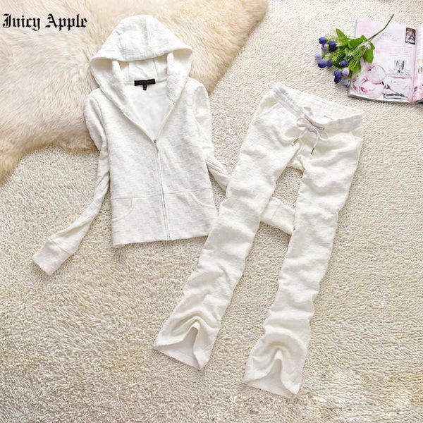 juicy apple women's tracksuits 2022 two piece set outfits autumn zipper hooded and pants casual sport suit 2 piece woman set, Gray
juicy apple women's tracksuits 2022 two piece set outfits autumn zipper hooded and pants casual sport suit 2 piece woman set, Gray