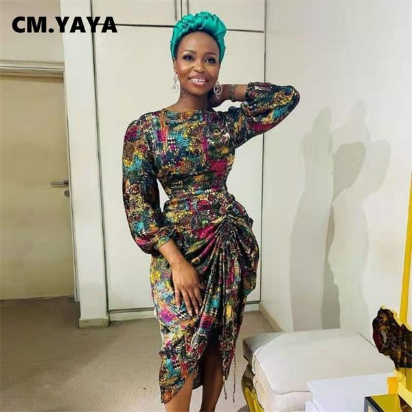 cm.yaya women print full lantern sleeve o-neck high waist shirring mid calf loose a-line dresses office lady elegant party dress 220516, Black;gray
cm.yaya women print full lantern sleeve o-neck high waist shirring mid calf loose a-line dresses office lady elegant party dress 220516, Black;gray