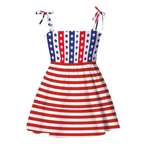 girls and kids summer independence day sleeveless halter stripe flowers dress for kids l220715, Red;yellow
girls and kids summer independence day sleeveless halter stripe flowers dress for kids l220715, Red;yellow