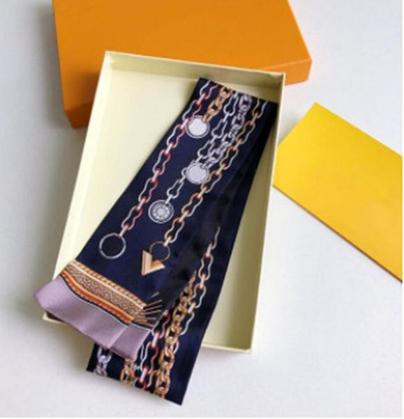 luxury designers design womens scarves silk feeling scarf hair band bag accessories 8*120cm, Blue;gray
luxury designers design womens scarves silk feeling scarf hair band bag accessories 8*120cm, Blue;gray