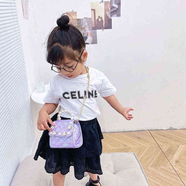 girl's bag summer princess fashion messenger bag ins style fashion lovely pearl girl handbag1, Black
girl's bag summer princess fashion messenger bag ins style fashion lovely pearl girl handbag1, Black