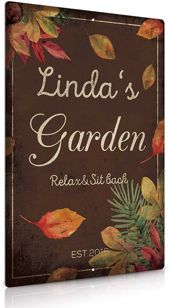 personalized garden metal sign,12"x 8" aluminum indoor or outdoor use,custom gifts for gardeners
personalized garden metal sign,12"x 8" aluminum indoor or outdoor use,custom gifts for gardeners
