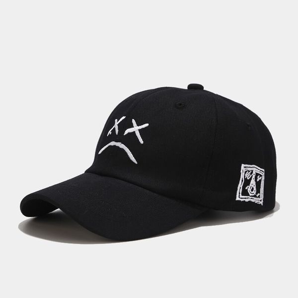crying face embroidered baseball cap men and women outdoor casual sunscreen cap, Blue;gray
crying face embroidered baseball cap men and women outdoor casual sunscreen cap, Blue;gray