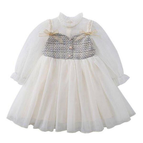 fashion girl's dresses elegant long sleeves skirt designer kids baby girls clothing net yarn princess dress, Red;yellow
fashion girl's dresses elegant long sleeves skirt designer kids baby girls clothing net yarn princess dress, Red;yellow