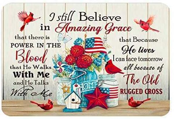 vintage metal signs cardinal bird and american flag - i still believe in amazing grace bedroom wall decoration tin signs for
vintage metal signs cardinal bird and american flag - i still believe in amazing grace bedroom wall decoration tin signs for