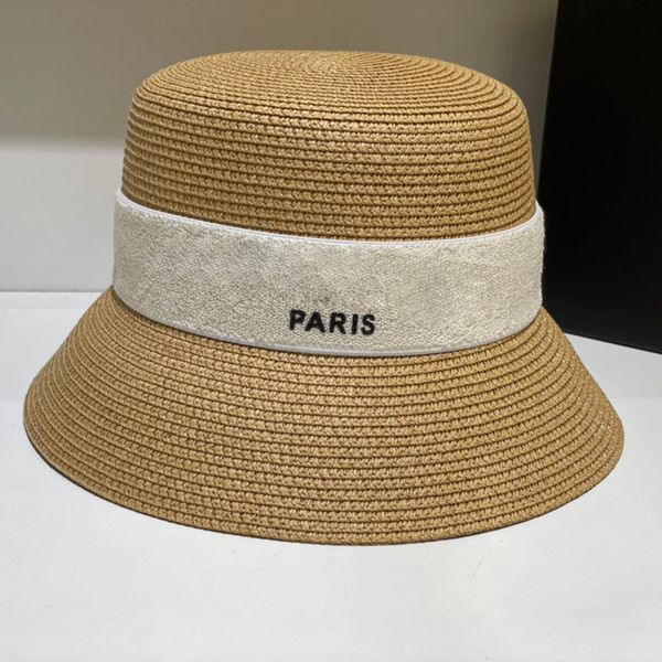 Summer Wide Brim Hats for Women Straw Hat Paris Designer Beach Caps Fashion Mens Woman Sun Cap Casquette 4 Colors Highly Quality, Beige
Summer Wide Brim Hats for Women Straw Hat Paris Designer Beach Caps Fashion Mens Woman Sun Cap Casquette 4 Colors Highly Quality, Beige