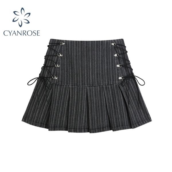 y2k pleated skirt women's high waist sid grey stripe bandage mini s summer harajuku streetwar 220322, Black
y2k pleated skirt women's high waist sid grey stripe bandage mini s summer harajuku streetwar 220322, Black