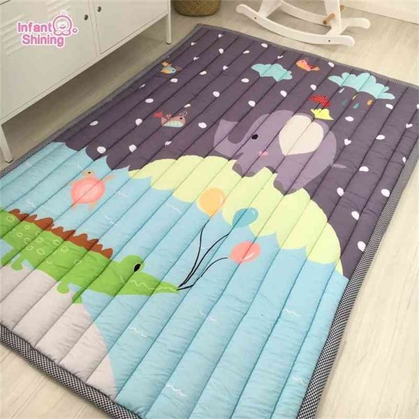 infant shining 140x195cm baby play mats 25cm thickening cartoon blanket children game carpet machine washable rugs 210402
infant shining 140x195cm baby play mats 25cm thickening cartoon blanket children game carpet machine washable rugs 210402
