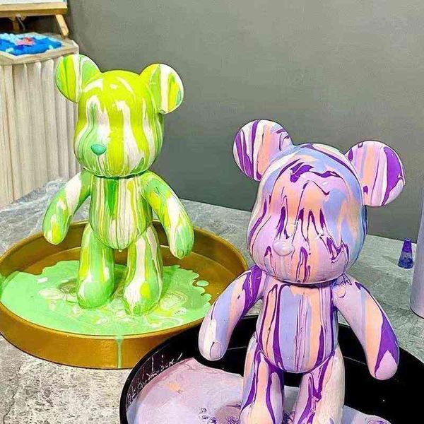 diy fluid bear set handmade diy graffiti white bearbrick statue toys manual fluid painting violent bear sculpture home ornament t220730
diy fluid bear set handmade diy graffiti white bearbrick statue toys manual fluid painting violent bear sculpture home ornament t220730
