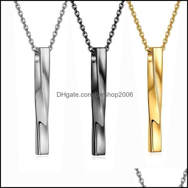 pendant necklaces pendants jewelry fashion rec necklace for men gold black sier color 50cm chain neck drop delivery 2021 qtctl, Silver
pendant necklaces pendants jewelry fashion rec necklace for men gold black sier color 50cm chain neck drop delivery 2021 qtctl, Silver