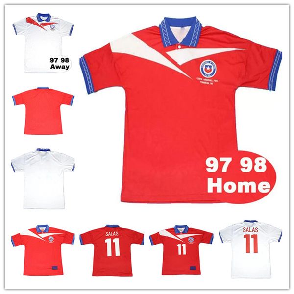 1997 1998 chile retro soccer jersey salas zamorano 97 98 final edition home red away white short sleeve football shirt uniforms, Black;yellow
1997 1998 chile retro soccer jersey salas zamorano 97 98 final edition home red away white short sleeve football shirt uniforms, Black;yellow