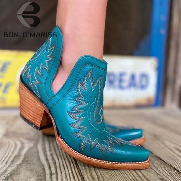 bonjomarisa trendy female pointed toe western boots for women casual chunky heel vintage embroidery cowboy shoes woman 220722, Black
bonjomarisa trendy female pointed toe western boots for women casual chunky heel vintage embroidery cowboy shoes woman 220722, Black