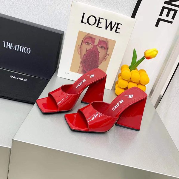 sandals heeled the attico slippers oxblood red patent calfskin chunky square toe mules high heels shoes slip on slides open toes shoe women
sandals heeled the attico slippers oxblood red patent calfskin chunky square toe mules high heels shoes slip on slides open toes shoe women