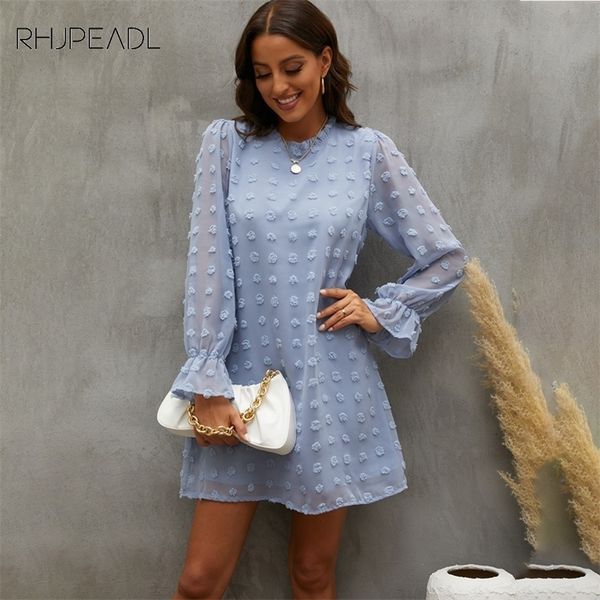women long sleeve elegant sweet dot a-line dress spring autumn casual loose chiffon mini woman fashion party es 220330, Black;gray
women long sleeve elegant sweet dot a-line dress spring autumn casual loose chiffon mini woman fashion party es 220330, Black;gray