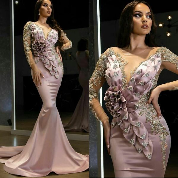 luxury beading mermaid evening dresses 3d flower lace appliques sheer neck long sleeve prom dress pageant gowns custom made, Black;red
luxury beading mermaid evening dresses 3d flower lace appliques sheer neck long sleeve prom dress pageant gowns custom made, Black;red