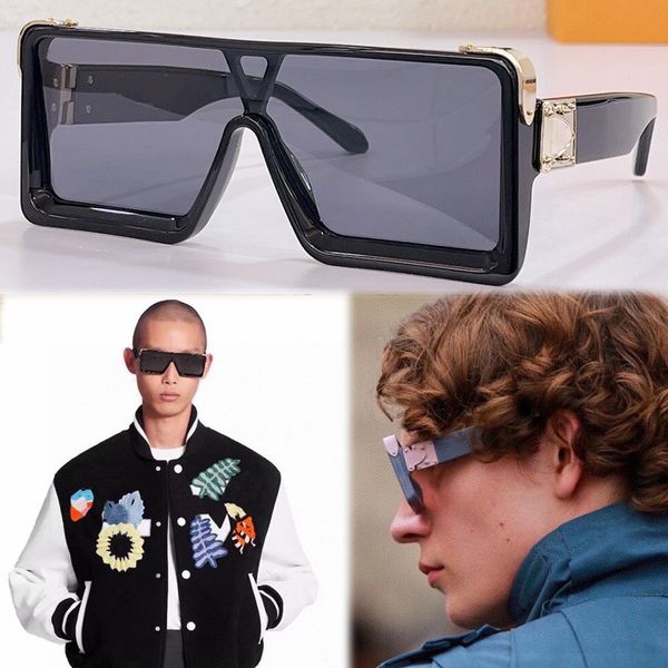 luxury sunglasses men women z1255 oversized square frame rhino horn design classic style temples highlight brand charm outdoor uv protection, White;black
luxury sunglasses men women z1255 oversized square frame rhino horn design classic style temples highlight brand charm outdoor uv protection, White;black