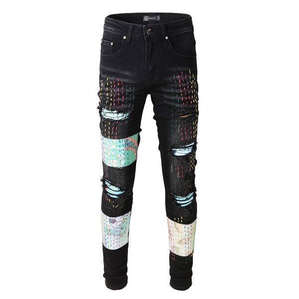 20ss mens designer jeans distressed ripped biker slim fit motorcycle denim for men s fashion jean mans pants pour hommes #815, Blue
20ss mens designer jeans distressed ripped biker slim fit motorcycle denim for men s fashion jean mans pants pour hommes #815, Blue