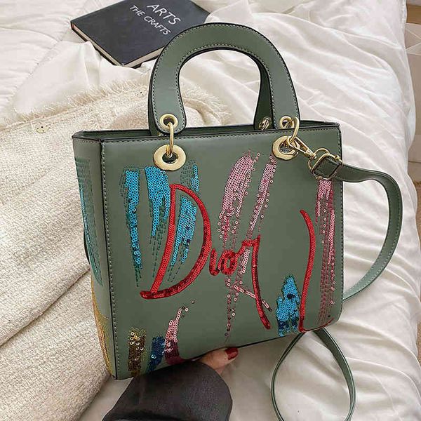 2022 tote new women crossbody handbag designer shoulder glittering sequins letter messenger bag
2022 tote new women crossbody handbag designer shoulder glittering sequins letter messenger bag