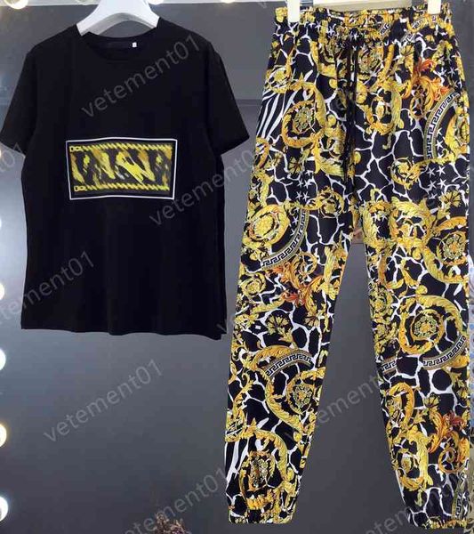 womens two piece pants metal stamped lettering logo t-shirt with gold trousers 2 piece sets luxury designer tracksuits women clothing, White
womens two piece pants metal stamped lettering logo t-shirt with gold trousers 2 piece sets luxury designer tracksuits women clothing, White