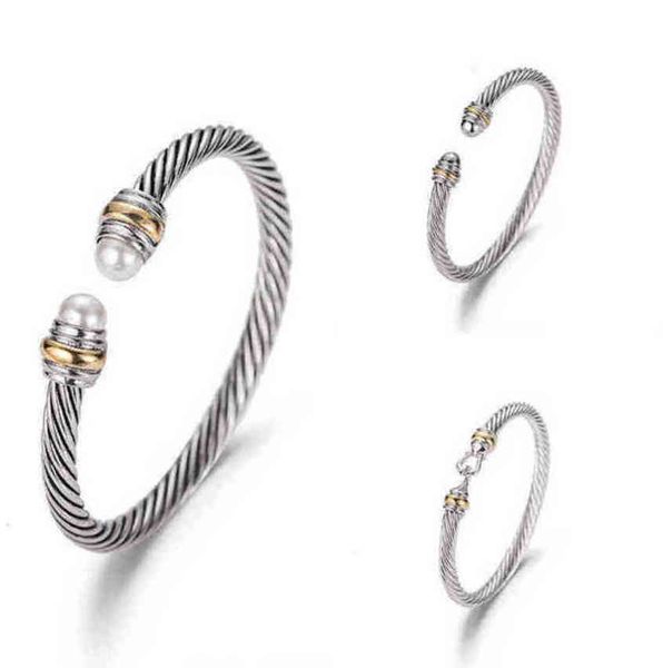 bracelet dy luxury designer twisted pearl head women bangles fashion versatile twist bracelets jewelry platinum plated wedding gifts bangle, Black
bracelet dy luxury designer twisted pearl head women bangles fashion versatile twist bracelets jewelry platinum plated wedding gifts bangle, Black