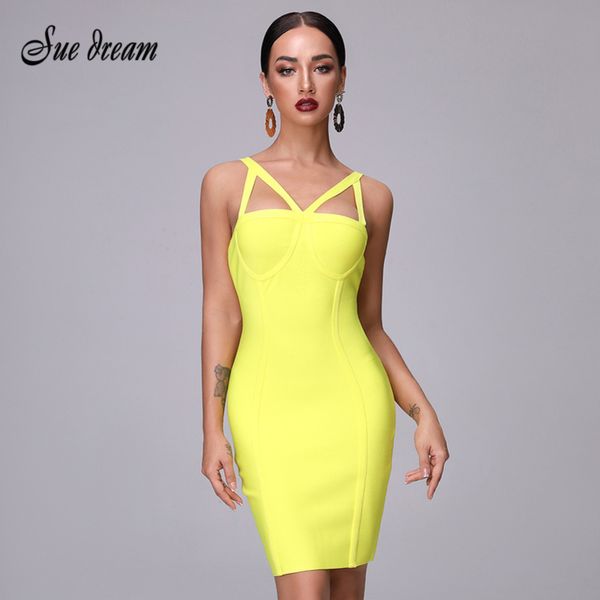 autumn women bodycon bandage dress yellow sleeveless strap hollow out club wear runway party christmas dress vestidos y200418, Black;gray
autumn women bodycon bandage dress yellow sleeveless strap hollow out club wear runway party christmas dress vestidos y200418, Black;gray