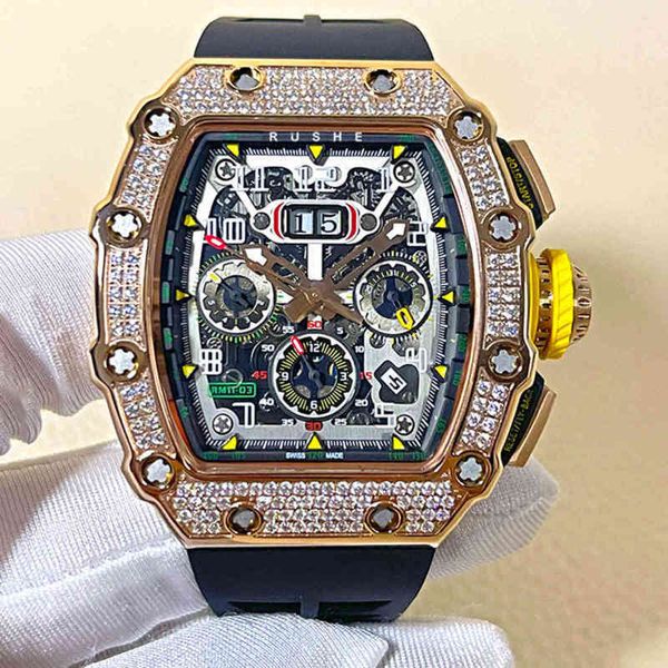 luxury mens mechanics watch richa milles diamond inlaid mechanical men's fully automatic imported movement barrel full star, Slivery;brown
luxury mens mechanics watch richa milles diamond inlaid mechanical men's fully automatic imported movement barrel full star, Slivery;brown