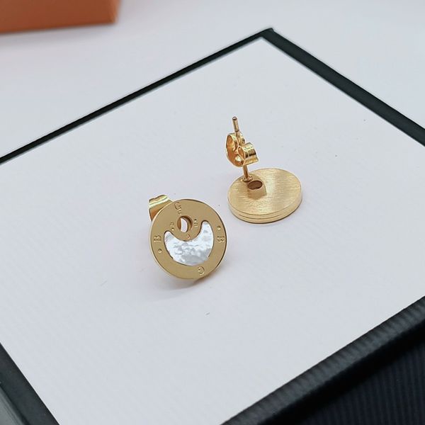 fashion high-end women's earrings ring design ear studs for lovers to send friends without fading engagement lover gifts, Golden;silver
fashion high-end women's earrings ring design ear studs for lovers to send friends without fading engagement lover gifts, Golden;silver