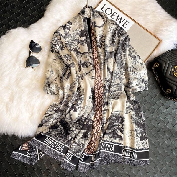 62% off 2022 autumn and winter new scarves silk scarf female double layer silk sunscreen shawl decorative beach towel, Blue;gray
62% off 2022 autumn and winter new scarves silk scarf female double layer silk sunscreen shawl decorative beach towel, Blue;gray
