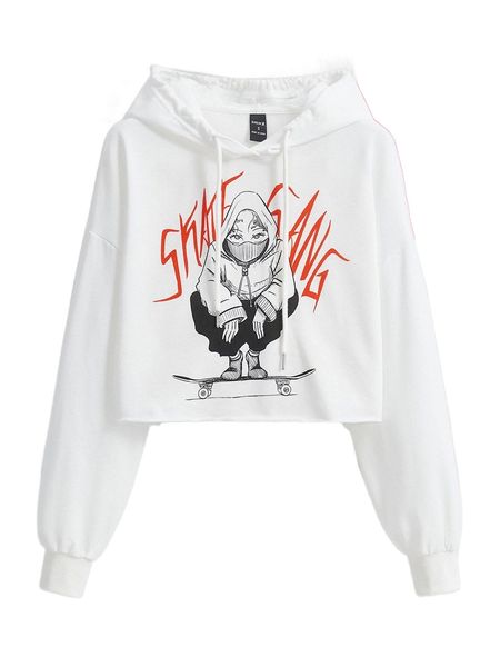 x quietdraw letter & figure graphic drop shoulder drawstring hoodie b2tq#, Black
x quietdraw letter & figure graphic drop shoulder drawstring hoodie b2tq#, Black