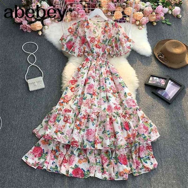 summer bohemian v-neck flare sleeve dress high waist pleated ruffles patchwork print long a-line big skirt dress 210715, Black;gray
summer bohemian v-neck flare sleeve dress high waist pleated ruffles patchwork print long a-line big skirt dress 210715, Black;gray