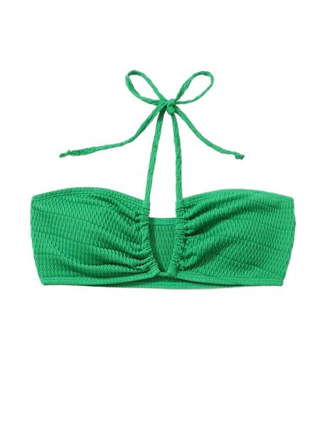 solid textured halter bikini i7zp#, White;black