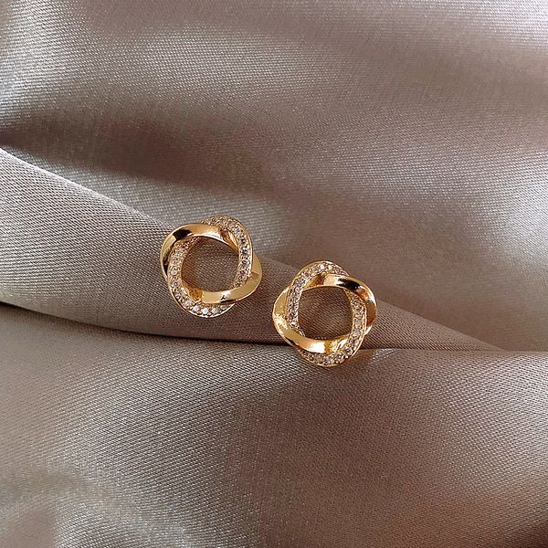 925 silver needle internet celebrity irregular cross circle ear studs korean new personalized earrings small and simple earrings for women, Golden
925 silver needle internet celebrity irregular cross circle ear studs korean new personalized earrings small and simple earrings for women, Golden