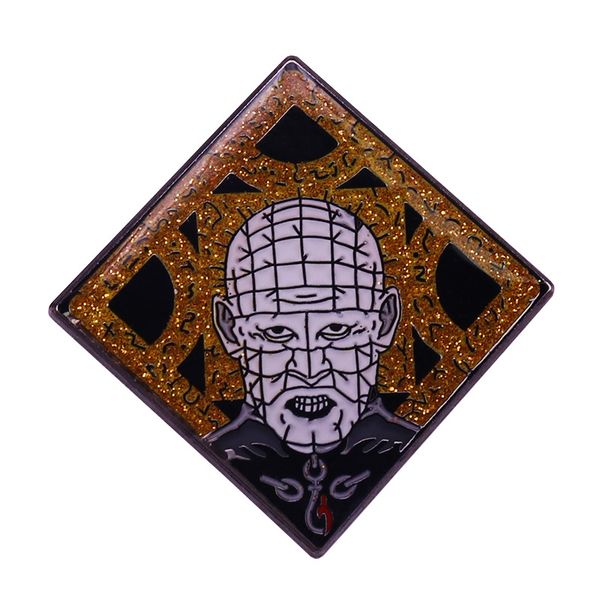 hell priest pinhead pin lead cenobite with lament configuration puzzle box brooch, Blue
hell priest pinhead pin lead cenobite with lament configuration puzzle box brooch, Blue