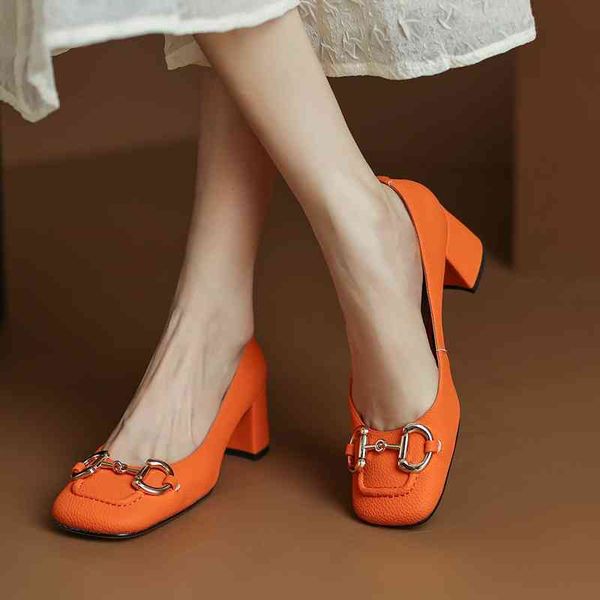sandals thick heel single shoes spring simple square head cover foot horse rank buckle shallow mouth fashion lazy lr6p, Black
sandals thick heel single shoes spring simple square head cover foot horse rank buckle shallow mouth fashion lazy lr6p, Black