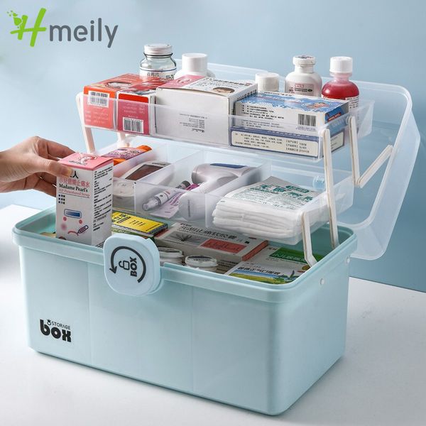 large capacity first aid container plastic organizer medicine storage box 3 layers family emergency multifunctional pill's box 220711
large capacity first aid container plastic organizer medicine storage box 3 layers family emergency multifunctional pill's box 220711