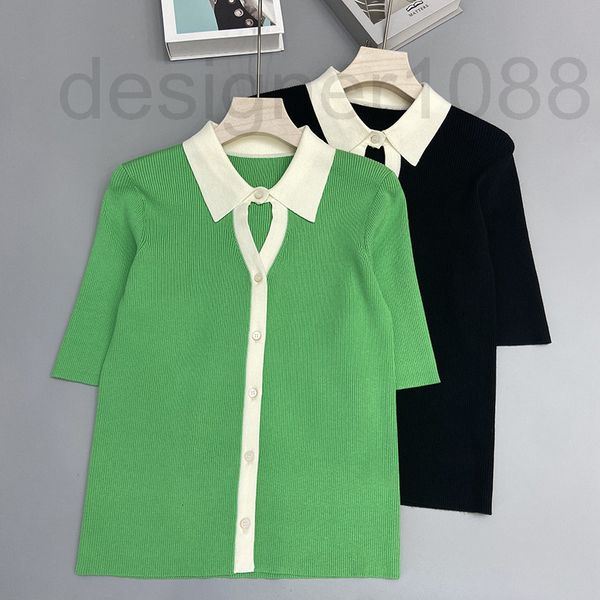 women's sweaters designer ed hollow polo neck knitted cardigan women's thin slim fitting short sleeved careful machine design summ, White;black
women's sweaters designer ed hollow polo neck knitted cardigan women's thin slim fitting short sleeved careful machine design summ, White;black