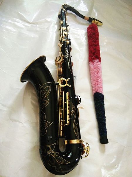 brand new black tenor saxophone professional level b gold keys sax music instrument
brand new black tenor saxophone professional level b gold keys sax music instrument