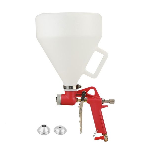 ceiling wall texture air hopper spray gun drywall render plaster painting