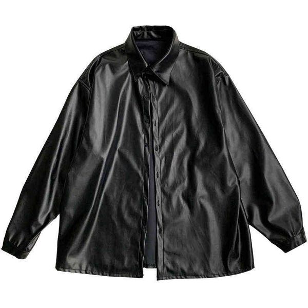 spring and autumn men leather jacket handsome all-match trend retro loose motorcycle jacket t220728, Black
spring and autumn men leather jacket handsome all-match trend retro loose motorcycle jacket t220728, Black