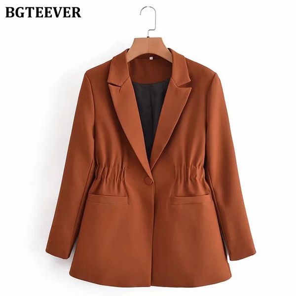 autumn notched collar loose single button women blazer full sleeve slim waist female solid suit jackets 2021, White;black
autumn notched collar loose single button women blazer full sleeve slim waist female solid suit jackets 2021, White;black