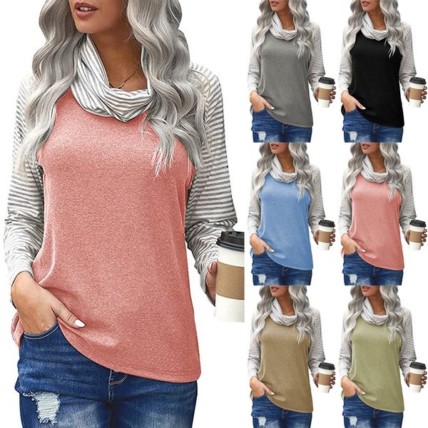 women's t-shirt amazon selling 2022 women's casual ruffled collar long sleeve t shirts loose pullover tunic stripe woman sweatshi, White
women's t-shirt amazon selling 2022 women's casual ruffled collar long sleeve t shirts loose pullover tunic stripe woman sweatshi, White