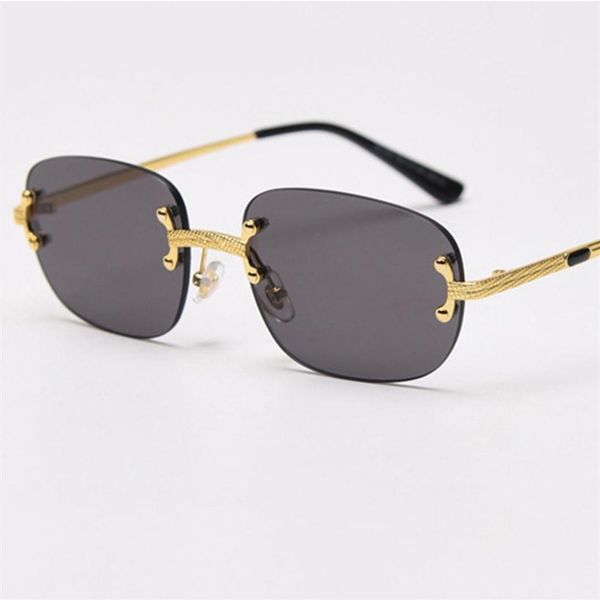 2020 fashion new popular sun glasses retro color film rimless rectangle sunglasses women men shades alloy hip-hop goggles uv400259l, White;black
2020 fashion new popular sun glasses retro color film rimless rectangle sunglasses women men shades alloy hip-hop goggles uv400259l, White;black