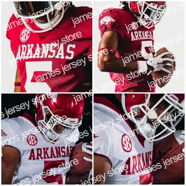 2022 ncaa college jerseys arkansas sec 5 rakeem boyd 13 feleipe franks 16 treylon burks 33 treylon burks custom football stitched, Black
2022 ncaa college jerseys arkansas sec 5 rakeem boyd 13 feleipe franks 16 treylon burks 33 treylon burks custom football stitched, Black