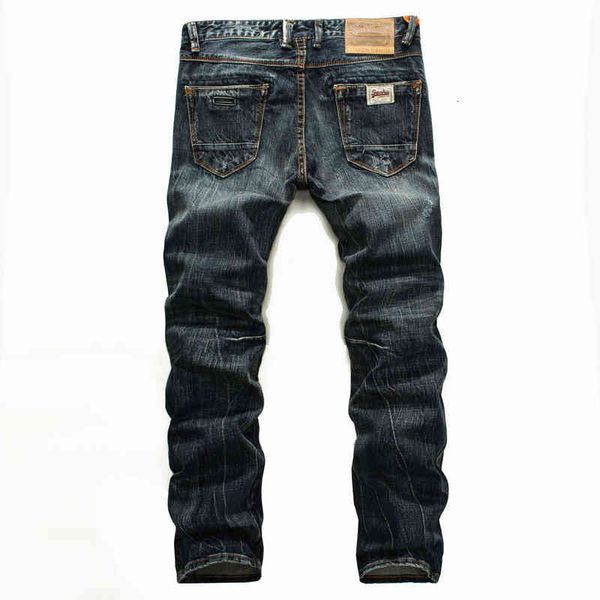 men's jeans trendy nostalgic worn jeans men's straight tube scratch pants casual middle waist youth long, Blue
men's jeans trendy nostalgic worn jeans men's straight tube scratch pants casual middle waist youth long, Blue