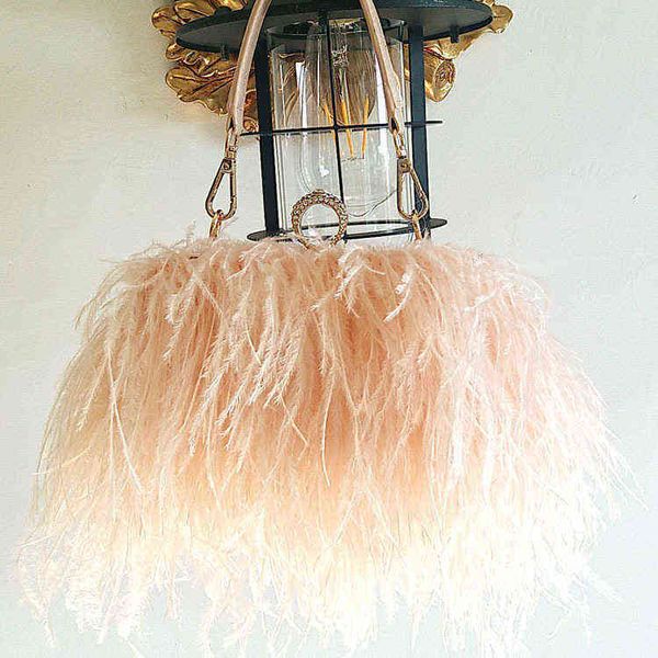 evening bags shoulder thai fashion women's ostrich hair one chain for women clutch purses 0321
evening bags shoulder thai fashion women's ostrich hair one chain for women clutch purses 0321