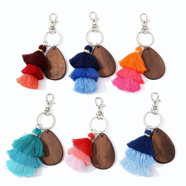 3 layers tassel keychain macrame key chain key ring keychains for ladies handmade custom keychain ring bag charm gift for women 12 colors, Blue
3 layers tassel keychain macrame key chain key ring keychains for ladies handmade custom keychain ring bag charm gift for women 12 colors, Blue