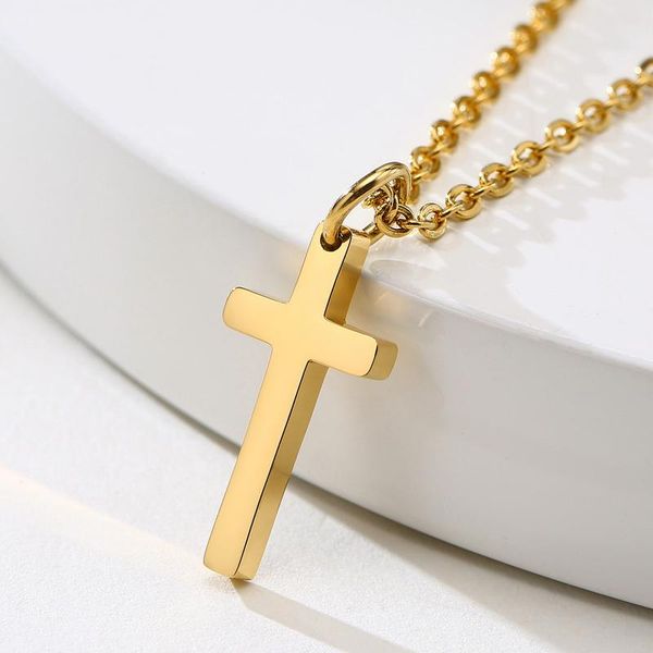 pendant necklaces dainty cross necklace for women, stainless steel crucifix , chain 20inch religious jewelry, Silver
pendant necklaces dainty cross necklace for women, stainless steel crucifix , chain 20inch religious jewelry, Silver