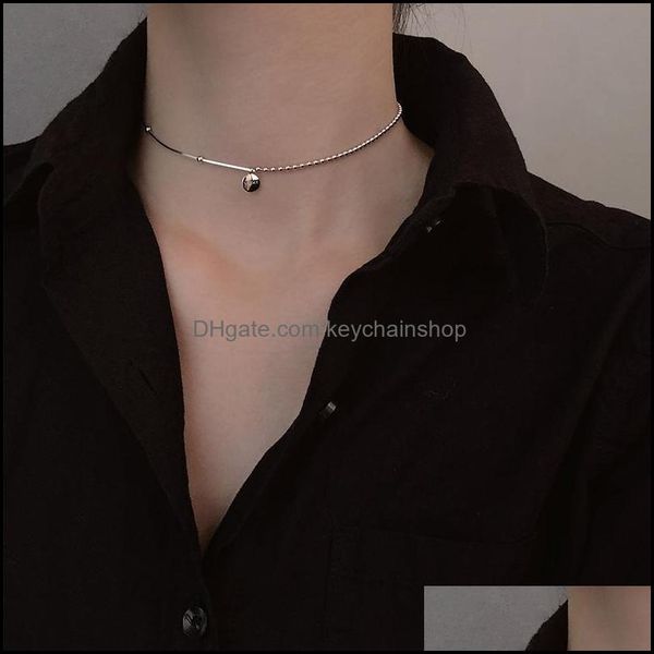 chokers necklaces pendants jewelry european and american simple golden pea stainless steel short necklace for woman korean fashion girls s, Golden;silver
chokers necklaces pendants jewelry european and american simple golden pea stainless steel short necklace for woman korean fashion girls s, Golden;silver