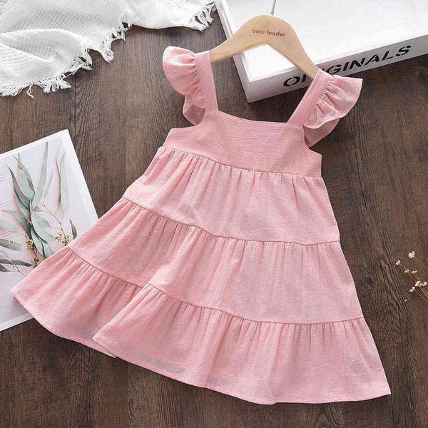 menoea children's causal clothing new summer solid color sleeveless dresses for baby girls princess vestidos 2-6 y kids outfits g220428, Red;yellow
menoea children's causal clothing new summer solid color sleeveless dresses for baby girls princess vestidos 2-6 y kids outfits g220428, Red;yellow